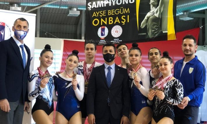 Manisa BBSK’nın Genç Cimnastikçileri Türkiye’de Bir İlke İmza Attı