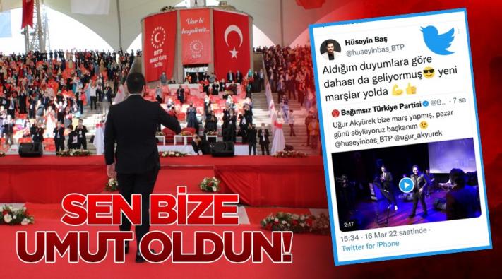 <Sen Bize Umut Oldun !