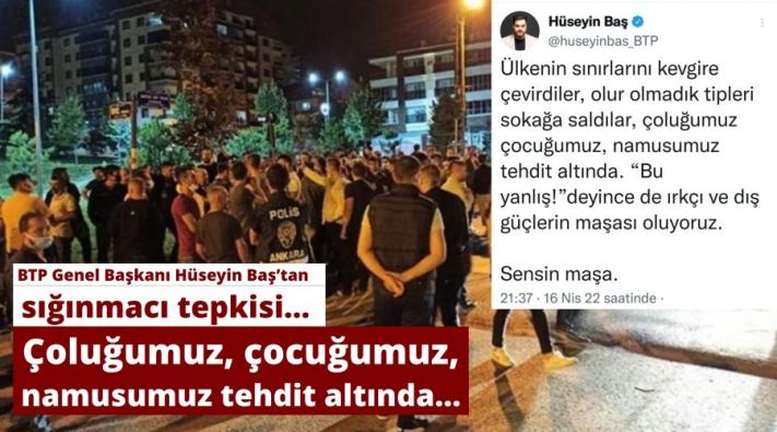 <“Çoluğumuz, Çocuğumuz, Namusumuz Tehdit Altında”